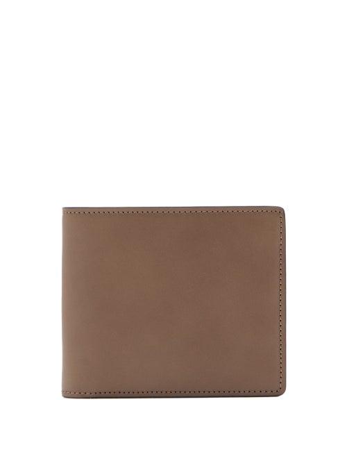 Matchesfashion.com Maison Margiela - Bar-tack Leather Bi-fold Wallet - Mens - Brown