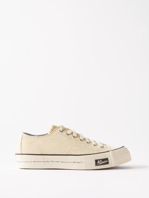 Visvim - Skagway Canvas Trainers - Mens - Ivory