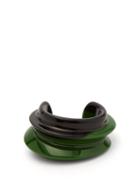 Matchesfashion.com Vanda Jacintho - Snail Resin Bracelet - Womens - Green