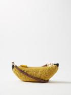 Anya Hindmarch - Banana Woven-raffia Cross-body Bag - Womens - Yellow