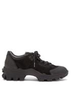 Moncler - Henry Leather Trainers - Womens - Black