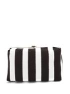 Proenza Schouler Asymmetric-frame Striped Clutch