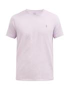 Matchesfashion.com Polo Ralph Lauren - Logo-embroidered Cotton-jersey T-shirt - Mens - Light Purple