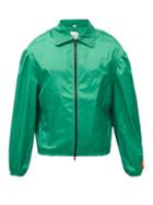 Matchesfashion.com Boramy Viguier - Victorian Goblet-print Taffeta Track Jacket - Mens - Green