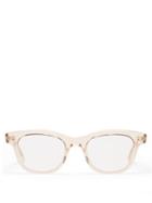 Matchesfashion.com Garrett Leight - Glyndon Square Acetate Glasses - Womens - Pink
