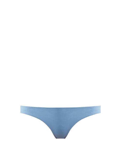 Matchesfashion.com Mara Hoffman - Kay Bikini Briefs - Womens - Light Blue