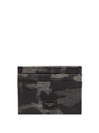 Matchesfashion.com Dolce & Gabbana - Camouflage Print Leather Cardholder - Mens - Multi