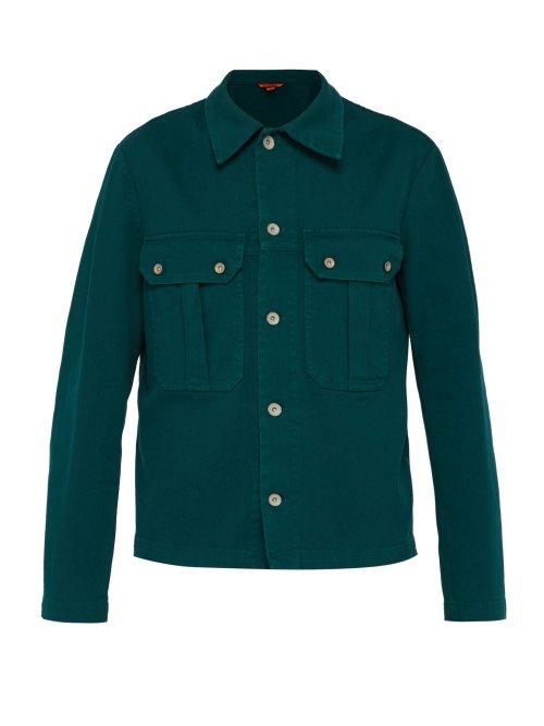 Matchesfashion.com Barena Venezia - Trato Cotton Jacket - Mens - Green
