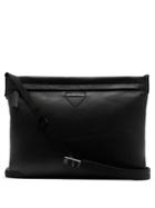 Prada Logo-embossed Leather Cross-body Bag