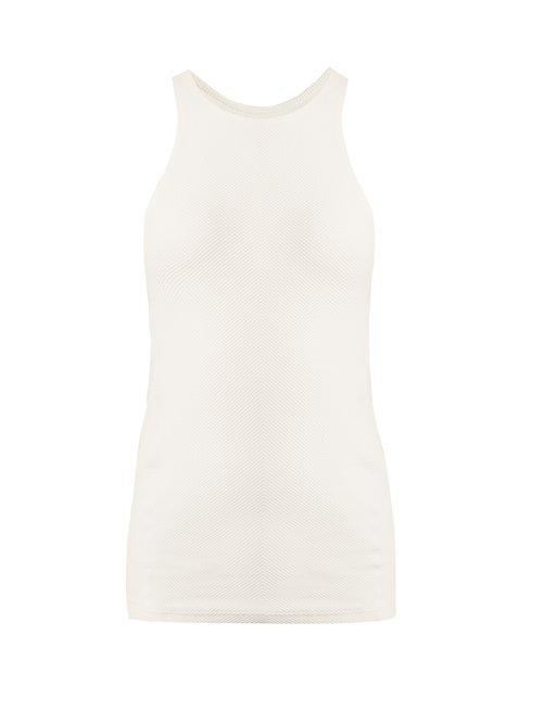 Matchesfashion.com Lndr - Upgrade Sleeveless Performance Tank Top - Womens - White
