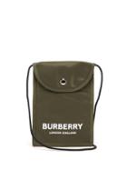 Matchesfashion.com Burberry - Logo Print Cross Body Bag - Mens - Khaki Multi