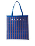 Marni - Shopping Logo-jacquard Tote Bag - Mens - Blue