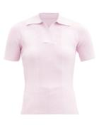 Matchesfashion.com Jacquemus - Open-back Polo Sweater - Womens - Light Pink