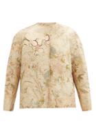 Matchesfashion.com By Walid - Ilana 19th-century Chinese Embroidered Silk Jacket - Womens - Beige Multi