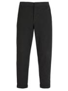 Matchesfashion.com Barena Venezia - Stretch Cotton Twill Trousers - Mens - Black