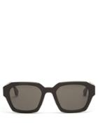 Matchesfashion.com Mykita - X Maison Margiela Raw Square Acetate Sunglasses - Mens - Black