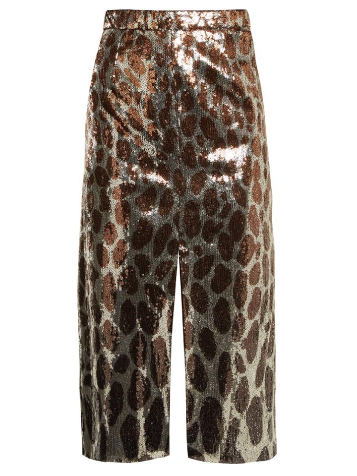 Marco De Vincenzo Sequin-embellished Midi Skirt