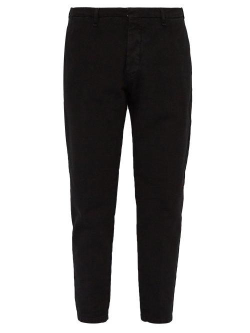 Matchesfashion.com J.w. Brine - Austin 17 Cotton Drill Trousers - Mens - Black