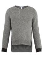 Comme Des Garçons Shirt Step-hem Wool Sweater