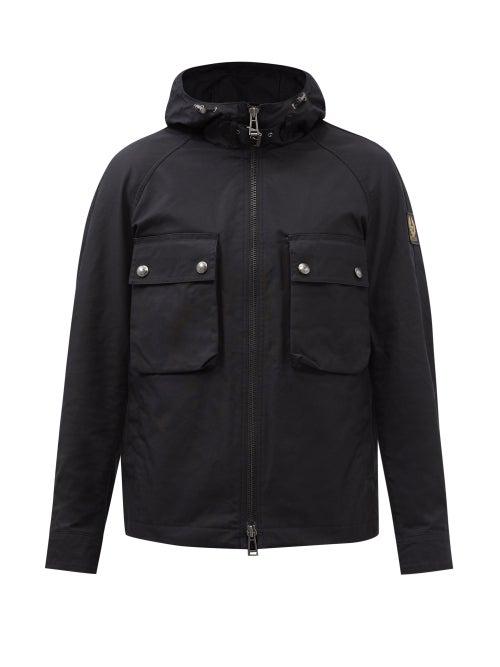 Belstaff - Rambler Waxed Cotton-canvas Jacket - Mens - Black