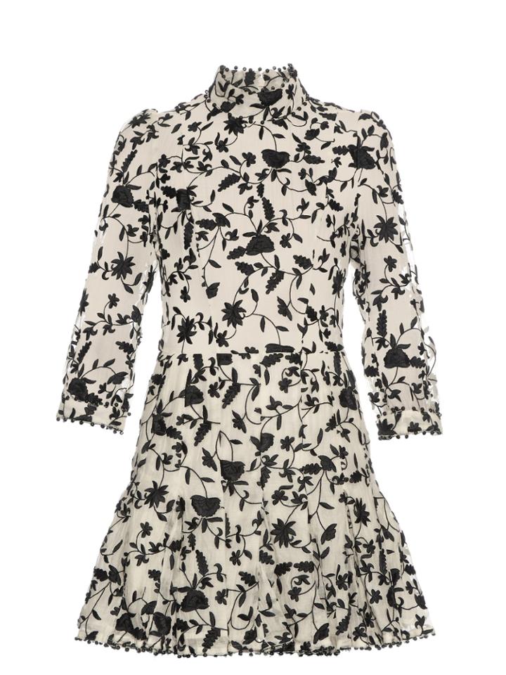 Zimmermann Master Ruffle-trimmed Embroidered Dress