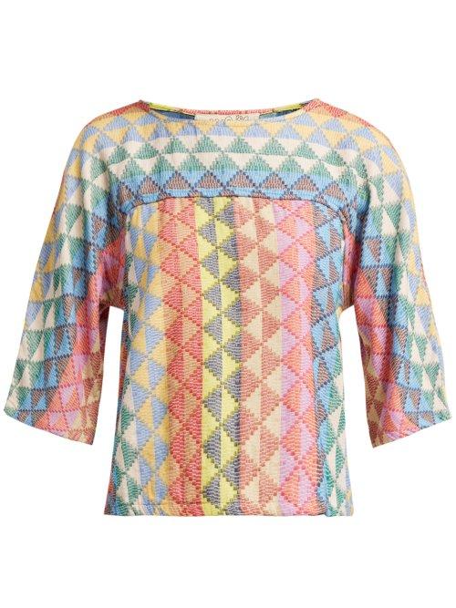 Matchesfashion.com Ace & Jig - Mae Cotton Top - Womens - Multi