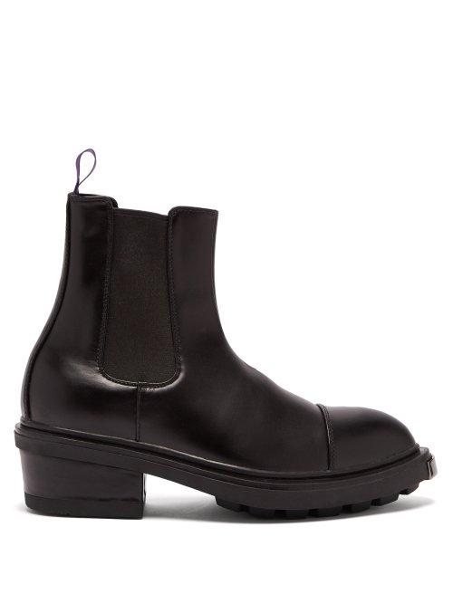 Matchesfashion.com Eytys - Nikita Exaggerated Sole Chelsea Boots - Mens - Black
