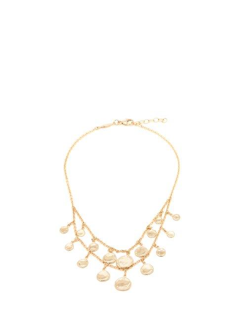 Matchesfashion.com Jacquie Aiche - Charm Embellished Gold Ankle Bracelet - Womens - Gold