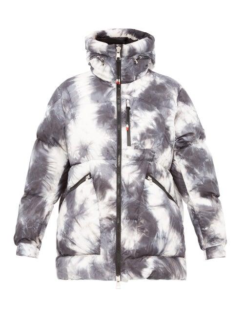 Matchesfashion.com 2 Moncler 1952 - Joele Tie Dye Down Coat - Mens - Grey