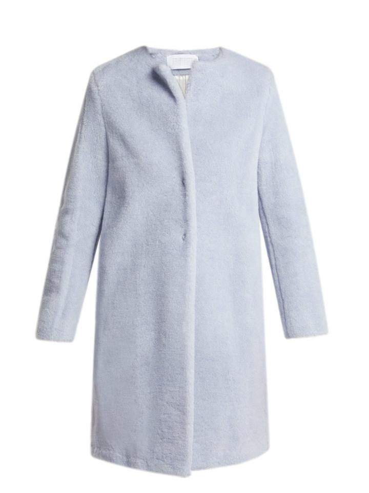Harris Wharf London Single-breasted Wool-blend Coat