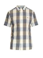 Burberry Short-sleeve Checked Cotton-blend Shirt
