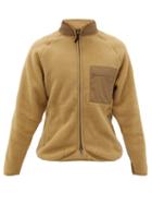 Matchesfashion.com Gramicci - Boa Zip-through Fleece And Technical-shell Jacket - Mens - Beige