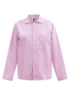 Ladies Lingerie Tekla - Organic-cotton Poplin Pyjama Shirt - Womens - Pink