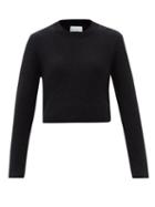 Raey - Alpaca-blend Ribbed Sweater - Womens - Black