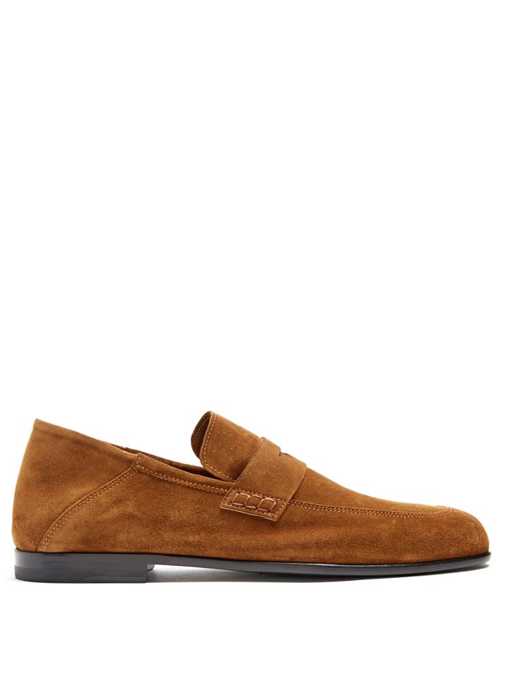 Harrys Of London Edward Suede Penny Loafers