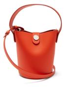 Matchesfashion.com Sophie Hulme - Nano Swing Leather Bucket Bag - Womens - Orange