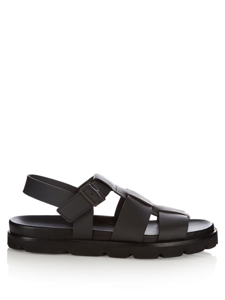 Lanvin Multi-strap Leather Sandals