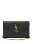 Matchesfashion.com Saint Laurent - Chevron Quilted Mini Leather Cross Body Bag - Womens - Dark Green