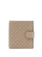 Matchesfashion.com Bottega Veneta - Intrecciato Leather Wallet - Womens - Grey