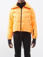 Moncler Grenoble - Cluses High-neck Quilted Down Ski Jacket - Womens - Orange