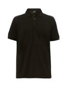 Matchesfashion.com Fendi - Ff-placket Cotton-piqu Polo Shirt - Mens - Black