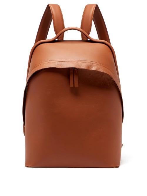 Bonastre - Leather Backpack - Mens - Tan