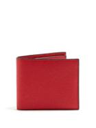 Matchesfashion.com Valextra - Bi Fold Leather Wallet - Mens - Red
