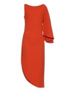 Osman Zenoba Asymmetric Stretch-crepe Dress