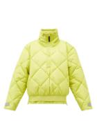 Matchesfashion.com Adidas By Stella Mccartney - Quilted Shell Bomber Jacket - Womens - Green