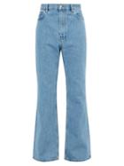 Matchesfashion.com Martine Rose - Flared Fitted Jeans - Mens - Blue