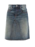 Isabel Marant Toile - Fiali High-rise Denim Skirt - Womens - Mid Denim