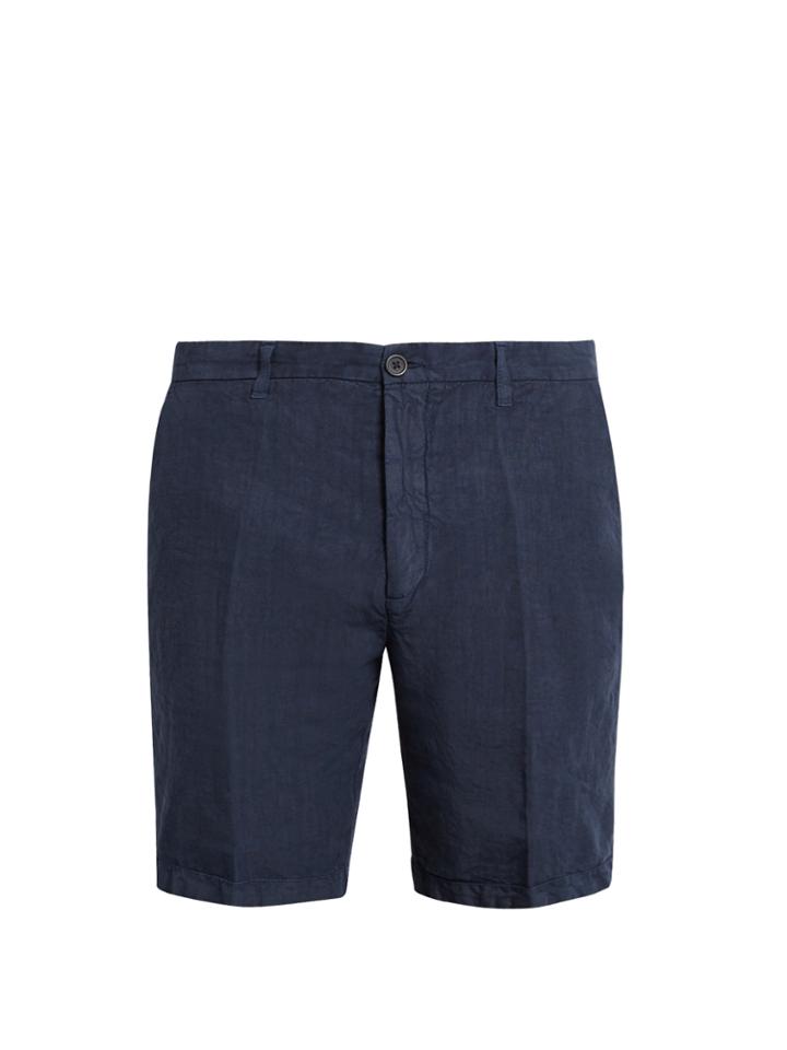 120 Lino Slim-fit Linen Shorts