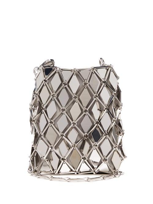 Matchesfashion.com Paco Rabanne - Iconic 1969 Chainmail Mini Cross-body Bag - Womens - Silver