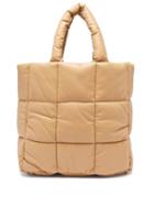 Stand Studio - Assante Quilted Faux-leather Tote Bag - Womens - Tan